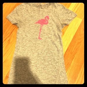 ❇️CONSIGNED❇️ JCrew xs flamingo shirt